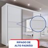 Guarda-roupa Casal Mdf com Espelho 3 Portas 6 Gavetas Miami Ripado - 7