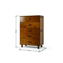 Ver imagem 3 de Cômoda 05 Gavetas Evidence Panamá Imbuia Fosco