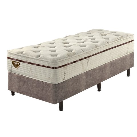 Cama Box com Molas Ensacadas Solteiro Suave Fresh 96x203x67cm