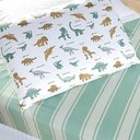 Ver imagem 6 de Kit Cobre Leito Solteiro Infantil Dinossauros 4 Peças Micropercal 200 Fios