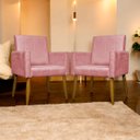 Ver imagem 2 de Kit 12 Poltronas Decorativas Mari para Sala Quarto