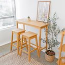 Ver imagem 1 de Mesa Bancada Moema 102ax120lx46p Cor Mel