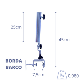 Cad. Barco Giratória (120 Kg) +sup 03 Varas Borda +sup G.sol - 6