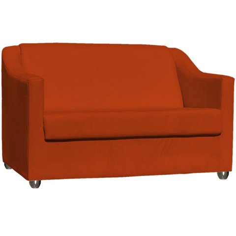 Namoradeira Decorativa para Sala Recepção Manicure Consultório Escritório Mila Suede