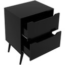 Ver imagem 3 de Gabinete para Banheiro 60 Cm 2 Gavetas Robin Preto