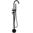 Ver imagem 1 de Torneira Banheira Preto Fosco Elegante Imersão Monocomando