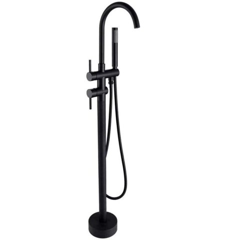 Torneira Banheira Preto Fosco Elegante Imersão Monocomando