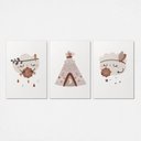 Ver imagem 1 de Trio Quadros para Quarto Infantil