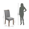Conjunto Mesa Com Tampo 4 Cadeiras Apogeu Móveis Lopas - 3