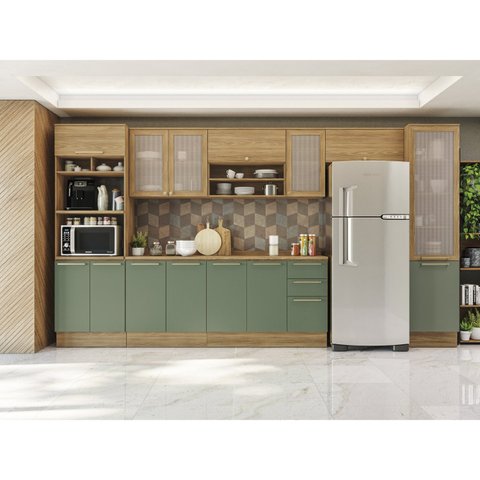 Cozinha Completa 7 Peças com Torre Quente e Porta Telada Botanic