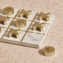 Ver imagem 2 de Jogo da Velha Decorativo em Cimento Off White e Dourado