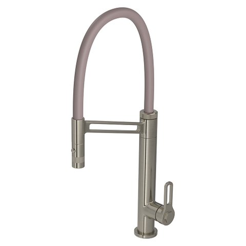 Torneira Misturador Monocomando Deca Urban Gourmet 2289.inx.ind.fd de Bancada Inox e Fendi