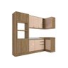 Cozinha Modulada Completa Curve 6 Peças (2aéreos+2balcões+1paneleiro+1complemento) C10p12 - 4