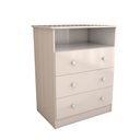 Ver imagem 2 de Cômoda Infantil Sueño 3 Gavetas 100% Mdf Branco Brilho - Panorama Móveis
