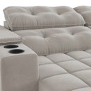 Ver imagem 6 de Sofá 230cm com Porta Copos Retrátil e Reclinável Premier