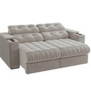 Ver imagem 5 de Sofá 230cm com Porta Copos Retrátil e Reclinável Premier