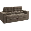 Ver imagem 2 de Sofá 230cm com Porta Copos Retrátil e Reclinável Premier