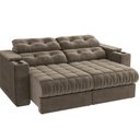 Ver imagem 5 de Sofá 230cm com Porta Copos Retrátil e Reclinável Premier