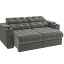 Ver imagem 5 de Sofá 230cm com Porta Copos Retrátil e Reclinável Premier