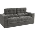 Ver imagem 2 de Sofá 230cm com Porta Copos Retrátil e Reclinável Premier