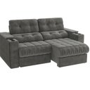 Ver imagem 4 de Sofá 230cm com Porta Copos Retrátil e Reclinável Premier