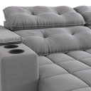 Ver imagem 6 de Sofá 230cm com Porta Copos Retrátil e Reclinável Premier