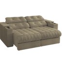 Ver imagem 5 de Sofá 230cm com Porta Copos Retrátil e Reclinável Premier