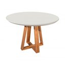 Ver imagem 1 de Mesa Redonda com Vidro Bennett Província