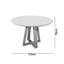 Ver imagem 3 de Mesa Redonda com Vidro Bennett Província