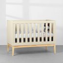 Ver imagem 2 de Kit Quarto Infantil com Pés Square Mel - Cômoda Elfe 4 Gavetas + Guarda-Roupa Elfe + Berço Mini Cama