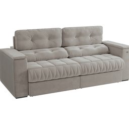 Sofá 260cm com Porta Copos Retrátil e Reclinável Premier - 2