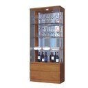 Ver imagem 2 de Cristaleira Moderna de Vidro com LED - Diamante-Naturale - Mavau Móveis