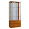Cristaleira Moderna de Vidro com LED - Diamante-Naturale - Mavau Móveis - 3