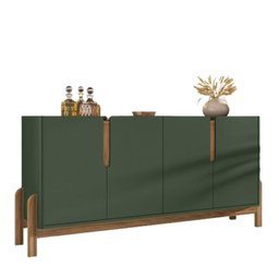 Buffet Aparador 170cm 4 Portas Lizz Casa D Verde Oliva/cedro - 6