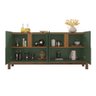 Buffet Aparador 170cm 4 Portas Lizz Casa D Verde Oliva/cedro - 2