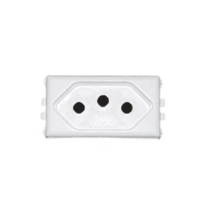 Módulo para Tomada 2p+t 20a 250v sem Placa Pluzi Pluzie:branco