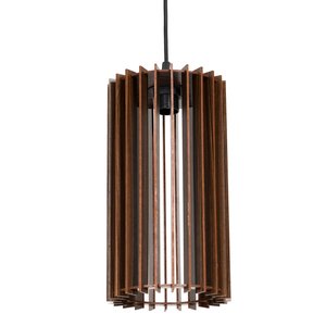 Lustre Pendente Luminária Imbuia 30x16