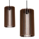 Ver imagem 3 de Lustre Pendente Luminária Imbuia 30x16