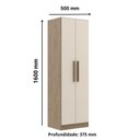 Ver imagem 5 de Sapateira 2 Portas para até 10 Pares Marrom/Wood/Cristalo