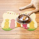 Ver imagem 3 de Tapete Comedouro Ração Cachorro Pet Cão Dog Lona Nº2 - 30x44 Arte na Arte Tapete para Comedouro de C
