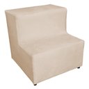 Ver imagem 4 de Kit Maca Estética Capitonê com Mocho e Escadinha 80 Cm Bege Slk Decor Reta