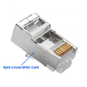 Kit 30 Conector Blindado Rj45 Cristal 8p8c Cat6 - 5