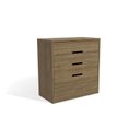 Ver imagem 2 de Cômoda para Quarto 4 Gavetas S824 Gold Marrom/Nogueira
