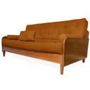 Ver imagem 1 de Sofá Cama Paris Ii Sarja em Madeira Maciça Cor Natural - Caramelo