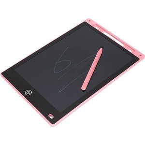 Lousa Mágica Tela Lcd 8,5" Desenhar Escrever Rosa Exbom