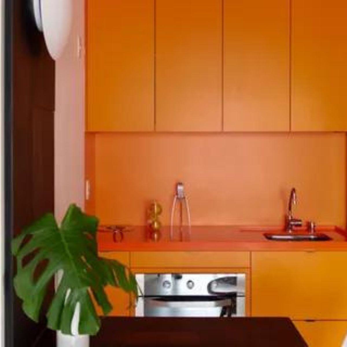 Revest para Formica Orange Laranja Escovado 3m X 60cm Acabamento Resistente Moveis Pp3609 - 8