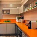 Ver imagem 7 de Revest para Formica Orange Laranja Escovado 3m X 60cm Acabamento Resistente Moveis Pp3609