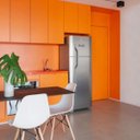 Ver imagem 6 de Revest para Formica Orange Laranja Escovado 3m X 60cm Acabamento Resistente Moveis Pp3609