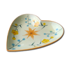 Bandeja de Coração em Cerâmica Amarelo 19x18x3cm - Pracaza - 3