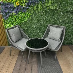 Conjunto para Área Externa Eden com 2 Cadeiras, 1 Mesa - 6